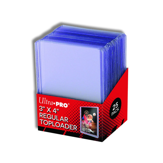 25 FUNDAS REGULAR TOPLOADER - ULTRA PRO